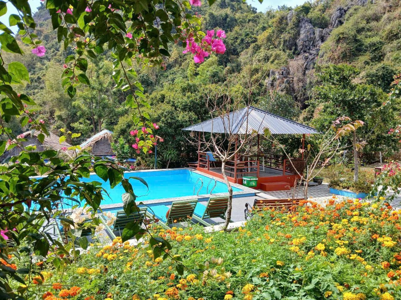 Catba Papillon Garden Bungalows & Resort Hien Hao Exterior foto